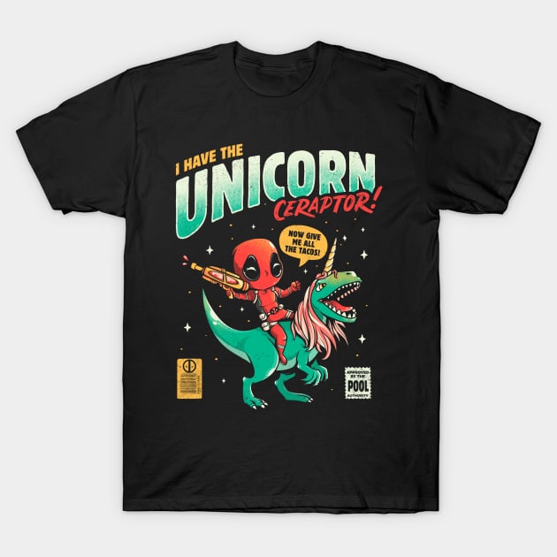 I Have The Unicornceraptor Cute Funny Gift T-Shirt by eduely